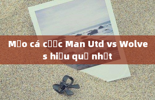 Mẹo cá cược Man Utd vs Wolves hiệu quả nhất