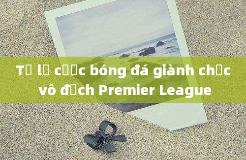 Tỷ lệ cược bóng đá giành chức vô địch Premier League