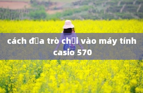 cách đưa trò chơi vào máy tính casio 570