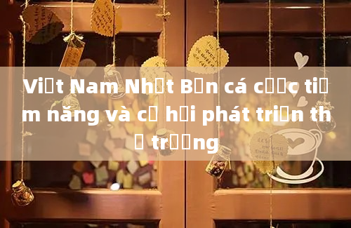 Việt Nam Nhật Bản cá cược tiềm năng và cơ hội phát triển thị trường