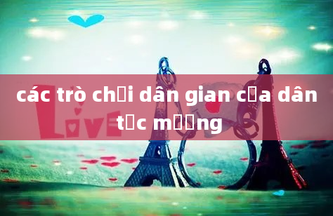 các trò chơi dân gian của dân tộc mường