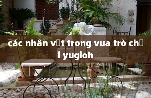 các nhân vật trong vua trò chơi yugioh