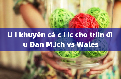 Lời khuyên cá cược cho trận đấu Đan Mạch vs Wales