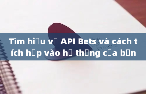 Tìm hiểu về API Bets và cách tích hợp vào hệ thống của bạn