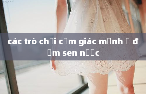 các trò chơi cảm giác mạnh ở đầm sen nước