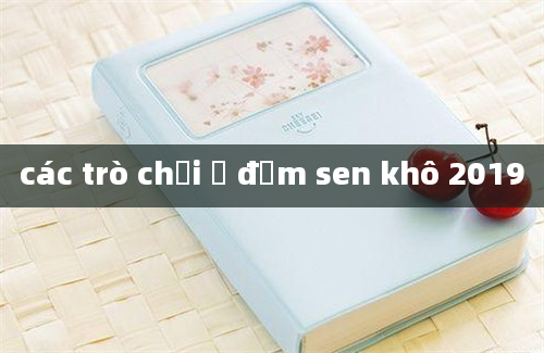 các trò chơi ở đầm sen khô 2019