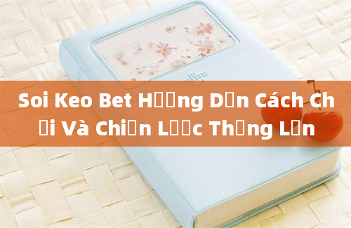 Soi Keo Bet Hướng Dẫn Cách Chơi Và Chiến Lược Thắng Lớn