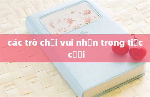 các trò chơi vui nhộn trong tiệc cưới