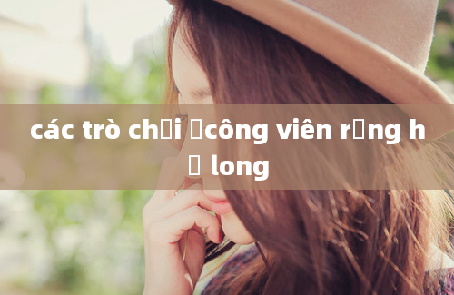 các trò chơi ởcông viên rồng hạ long