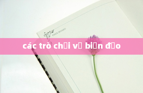 các trò chơi về biển đảo