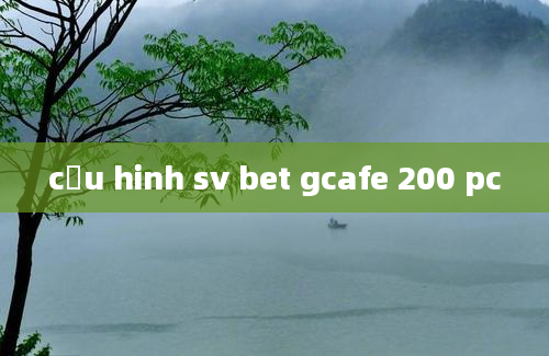 cấu hinh sv bet gcafe 200 pc