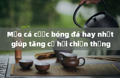 Mẹo cá cược bóng đá hay nhất giúp tăng cơ hội chiến thắng