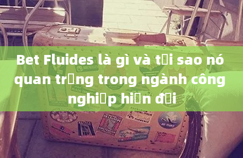 Bet Fluides là gì và tại sao nó quan trọng trong ngành công nghiệp hiện đại