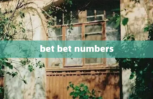 bet bet numbers