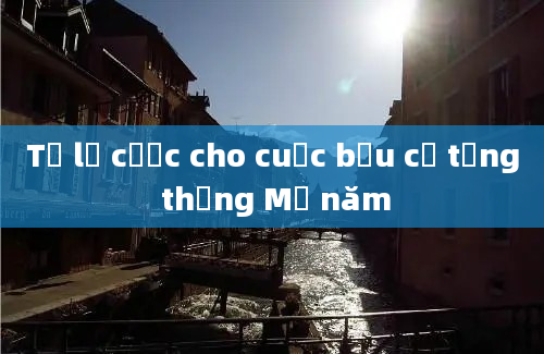 Tỷ lệ cược cho cuộc bầu cử tổng thống Mỹ năm