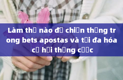 Làm thế nào để chiến thắng trong bets apostas và tối đa hóa cơ hội thắng cược