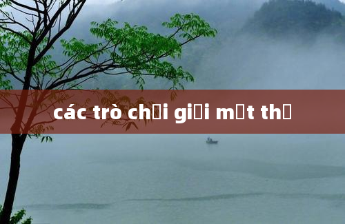 các trò chơi giải mật thư