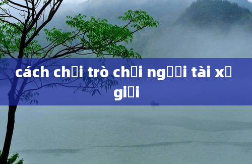 cách chơi trò chơi người tài xế giỏi