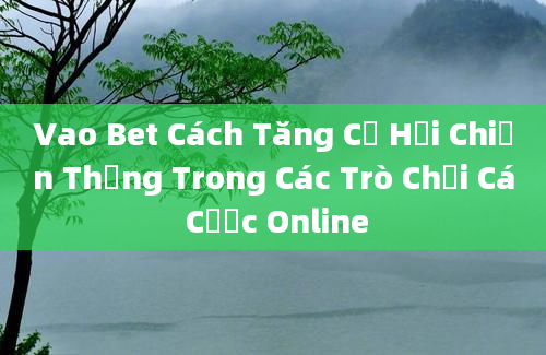 Vao Bet Cách Tăng Cơ Hội Chiến Thắng Trong Các Trò Chơi Cá Cược Online