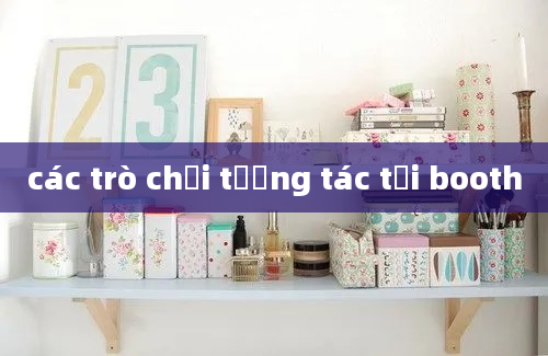 các trò chơi tương tác tại booth