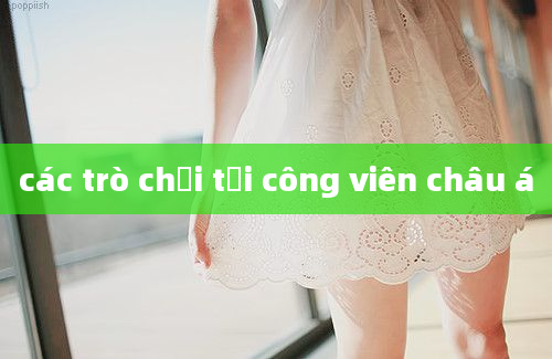 các trò chơi tại công viên châu á