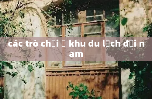 các trò chơi ở khu du lịch đại nam