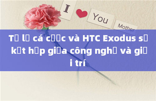 Tỷ lệ cá cược và HTC Exodus sự kết hợp giữa công nghệ và giải trí