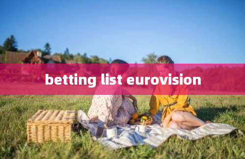 betting list eurovision