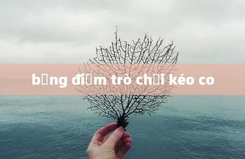 bảng điểm trò chơi kéo co