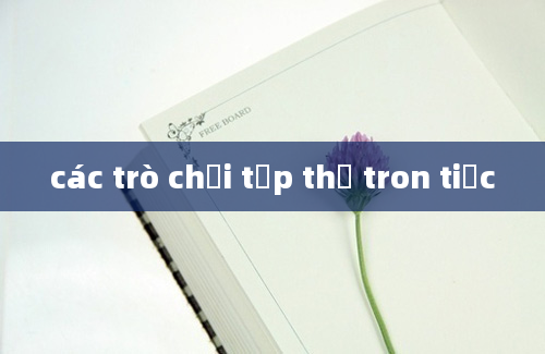 các trò chơi tập thể tron tiệc