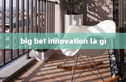 big bet innovation là gì