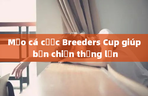 Mẹo cá cược Breeders Cup giúp bạn chiến thắng lớn