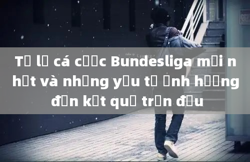 Tỷ lệ cá cược Bundesliga mới nhất và những yếu tố ảnh hưởng đến kết quả trận đấu