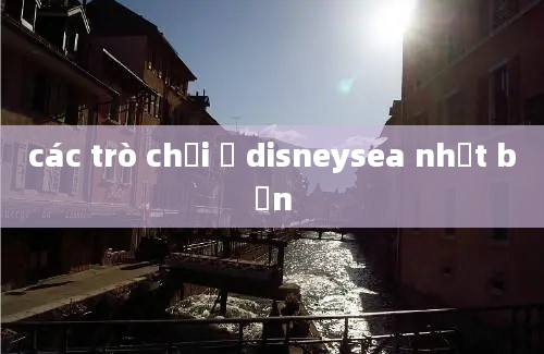 các trò chơi ở disneysea nhật bản