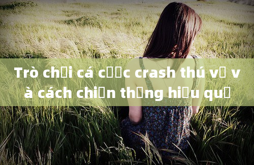 Trò chơi cá cược crash thú vị và cách chiến thắng hiệu quả