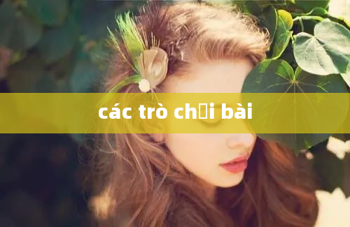 các trò chơi bài