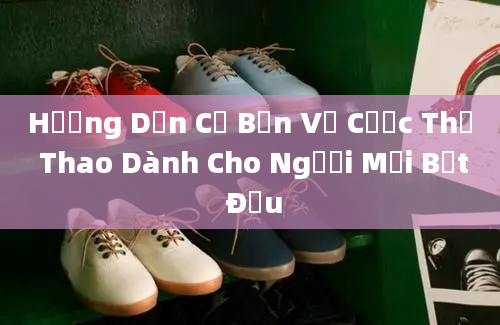 Hướng Dẫn Cơ Bản Về Cược Thể Thao Dành Cho Người Mới Bắt Đầu