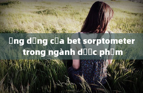 Ứng dụng của bet sorptometer trong ngành dược phẩm