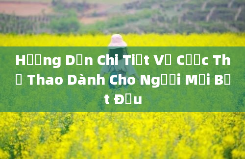 Hướng Dẫn Chi Tiết Về Cược Thể Thao Dành Cho Người Mới Bắt Đầu