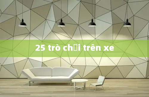 25 trò chơi trên xe