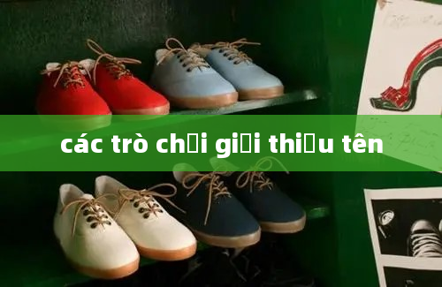 các trò chơi giới thiệu tên