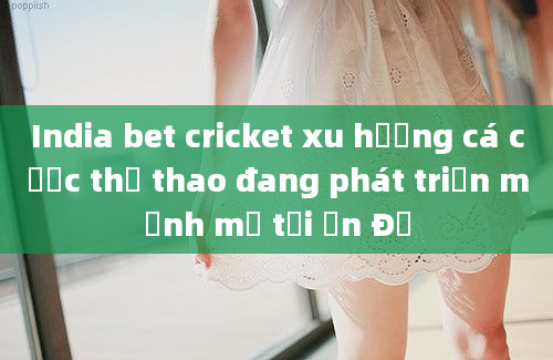 India bet cricket xu hướng cá cược thể thao đang phát triển mạnh mẽ tại Ấn Độ