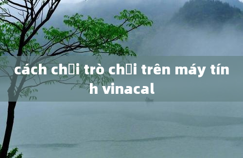 cách chơi trò chơi trên máy tính vinacal