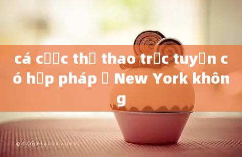 cá cược thể thao trực tuyến có hợp pháp ở New York không