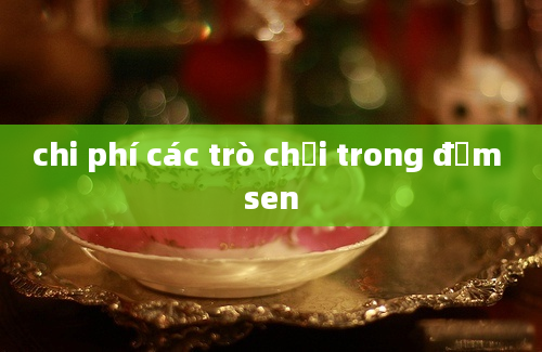 chi phí các trò chơi trong đầm sen