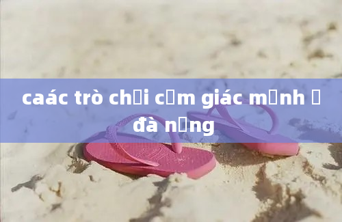 caác trò chơi cảm giác mạnh ở đà nẵng