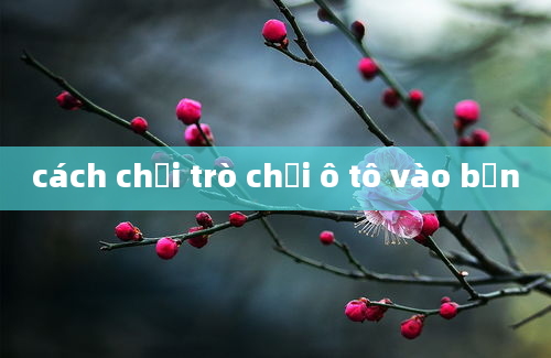 cách chơi trò chơi ô tô vào bến