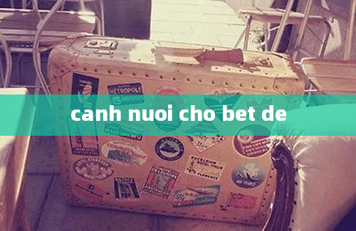 canh nuoi cho bet de