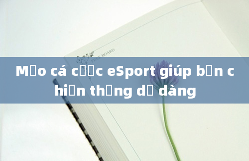 Mẹo cá cược eSport giúp bạn chiến thắng dễ dàng