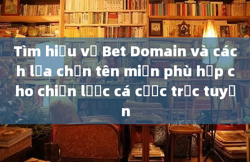 Tìm hiểu về Bet Domain và cách lựa chọn tên miền phù hợp cho chiến lược cá cược trực tuyến